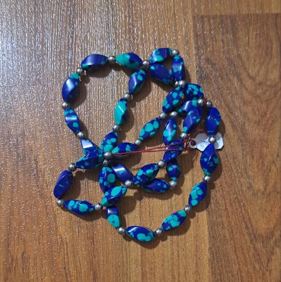 Jewelry - Azure Malachite Beaded Necklace